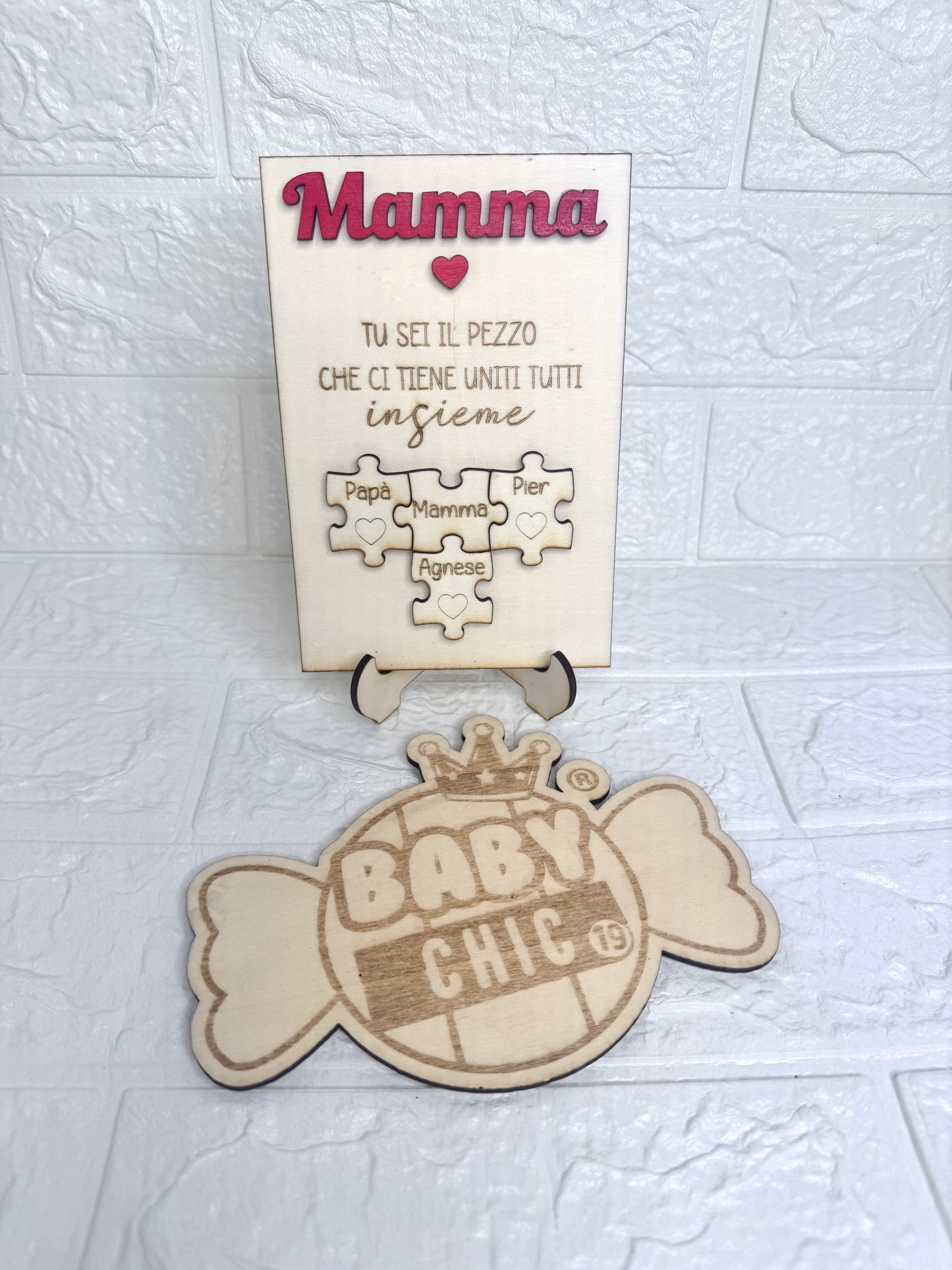 Quadro puzzle mamma