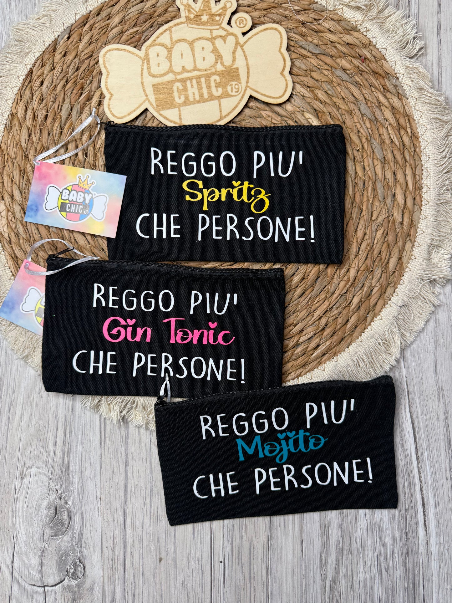 Pochette personalizzata con frase