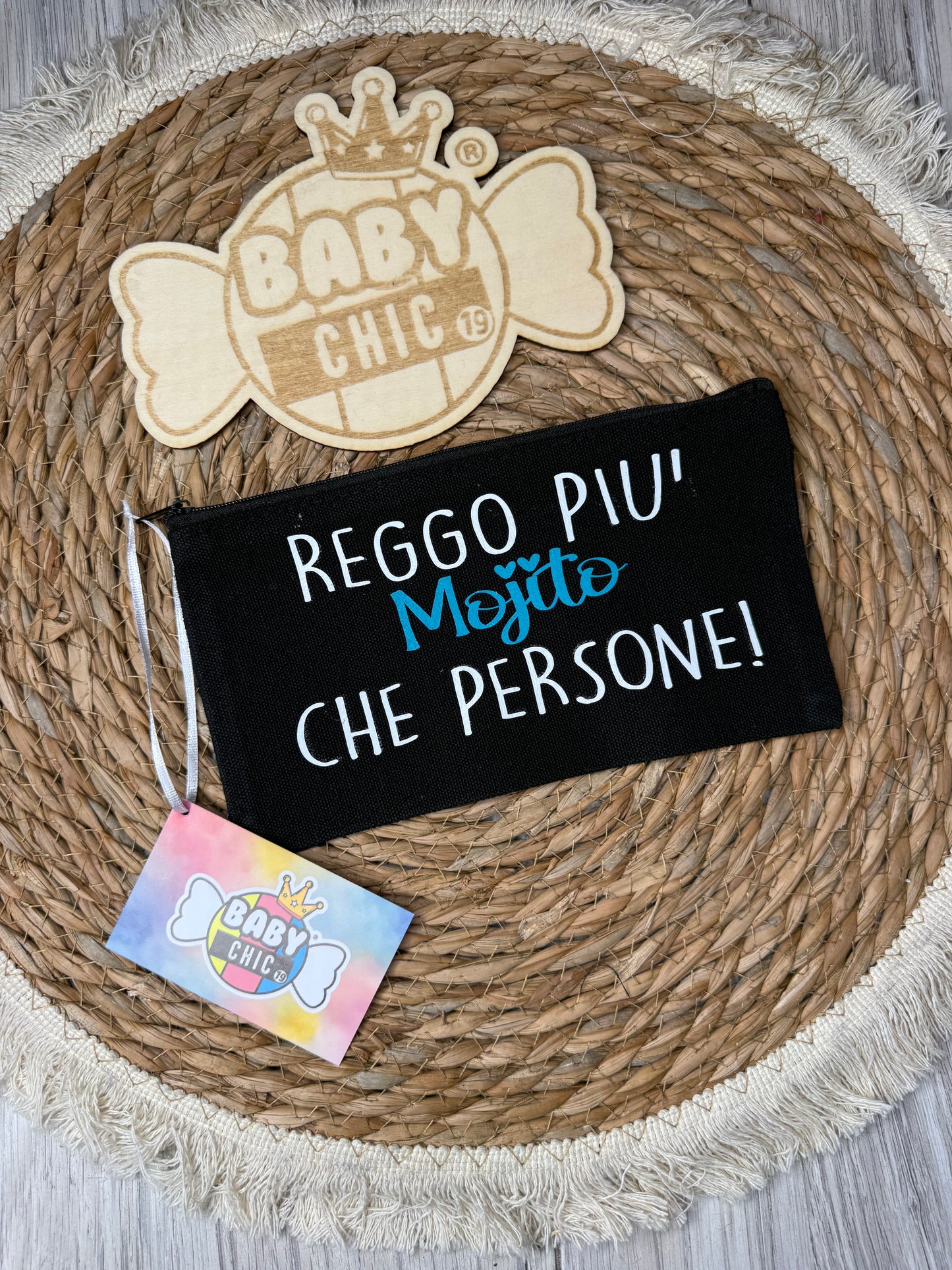 Pochette personalizzata con frase