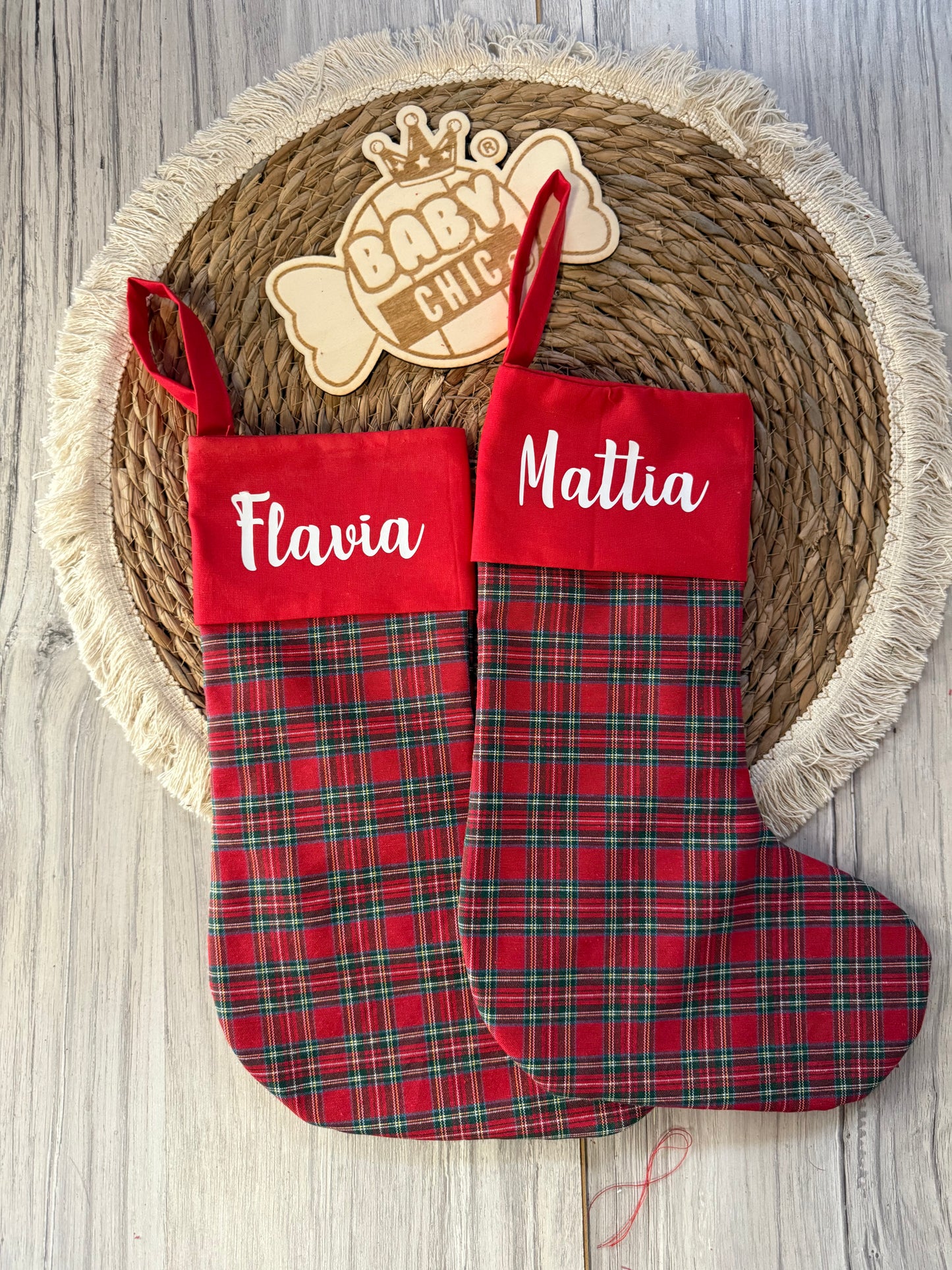 Calza Befana con nome