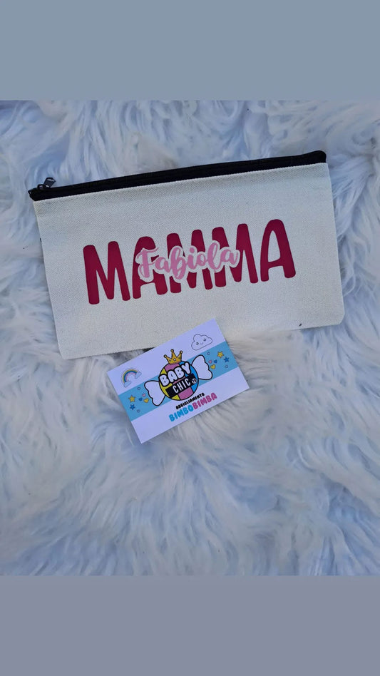 Pochette tela mamma