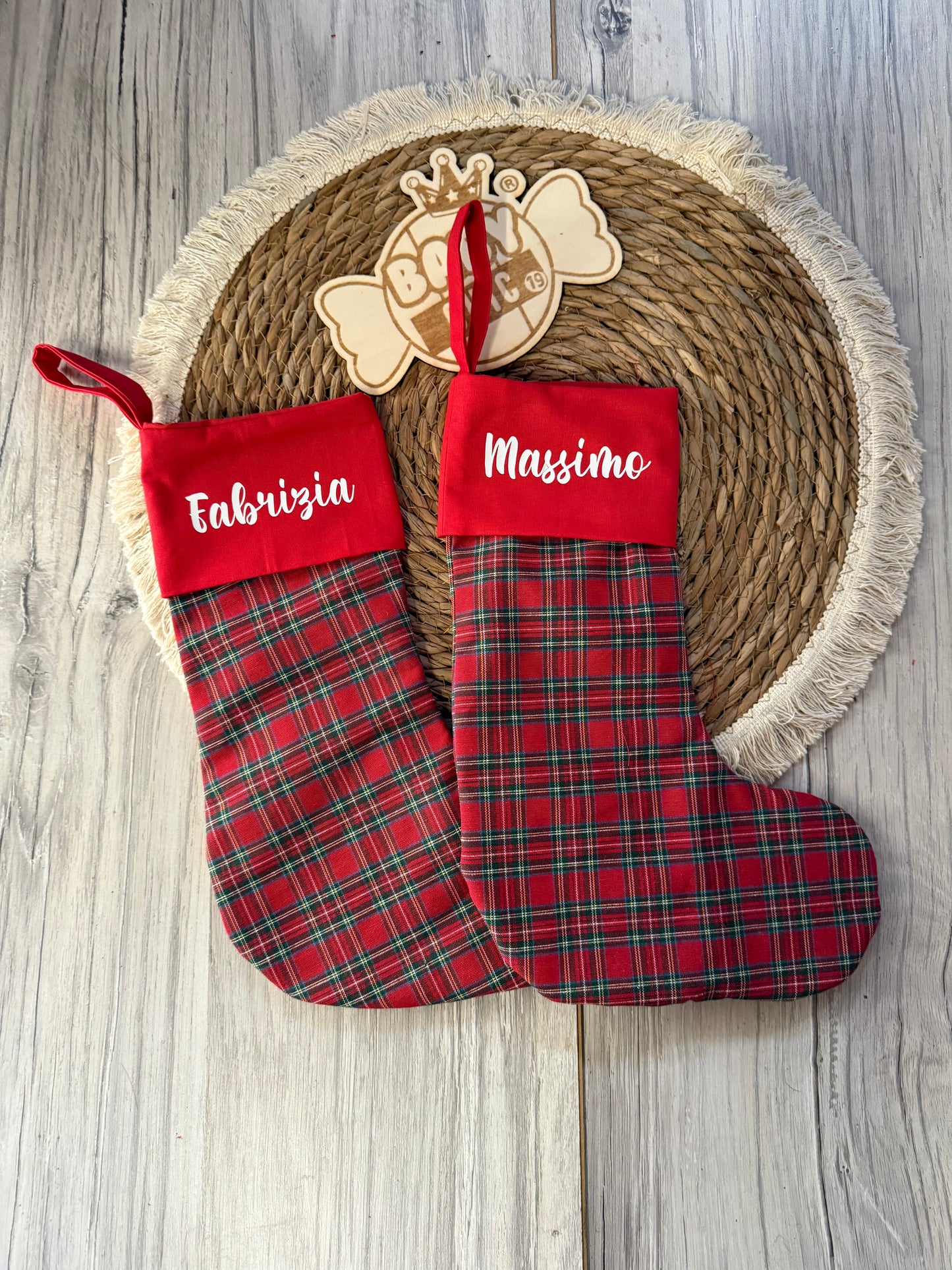 Calza Befana con nome