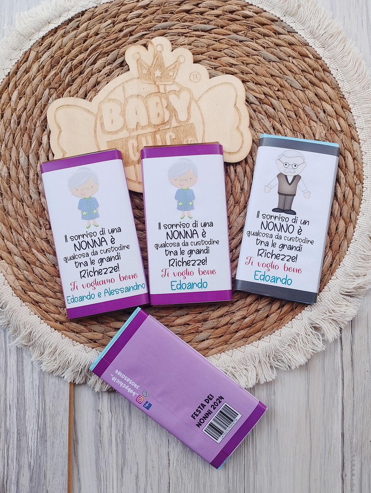 tavoletta cioccolata festa dei nonni