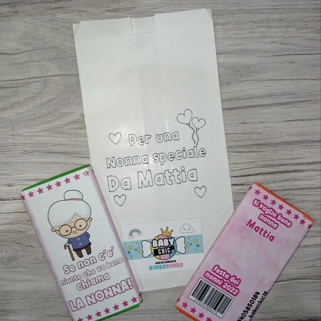 tavoletta cioccolata festa dei nonni