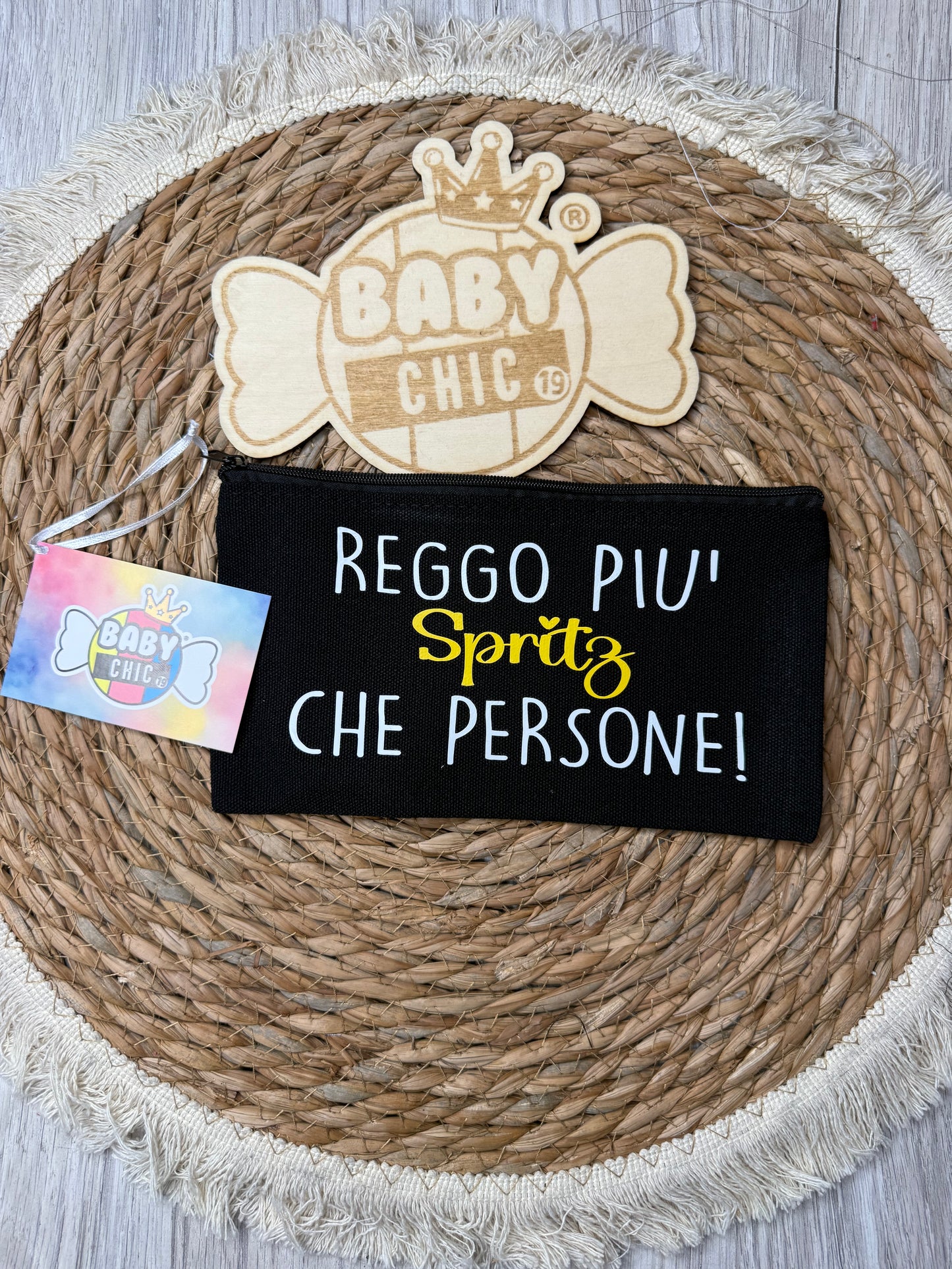 Pochette personalizzata con frase