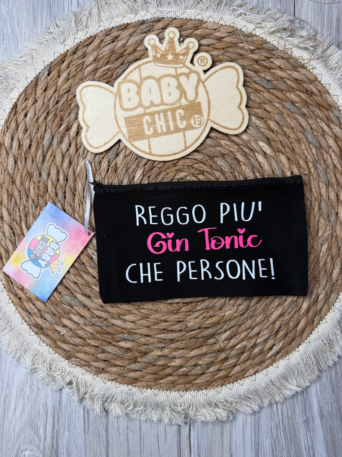 Pochette personalizzata con frase