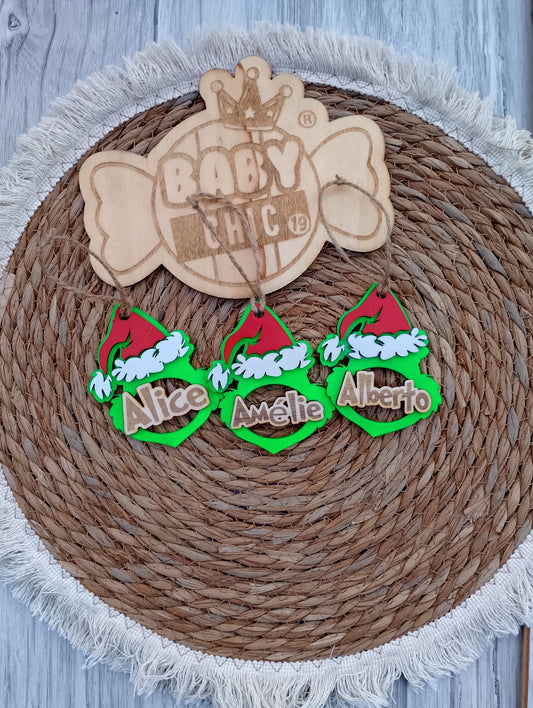 Grinch in legno da appendere