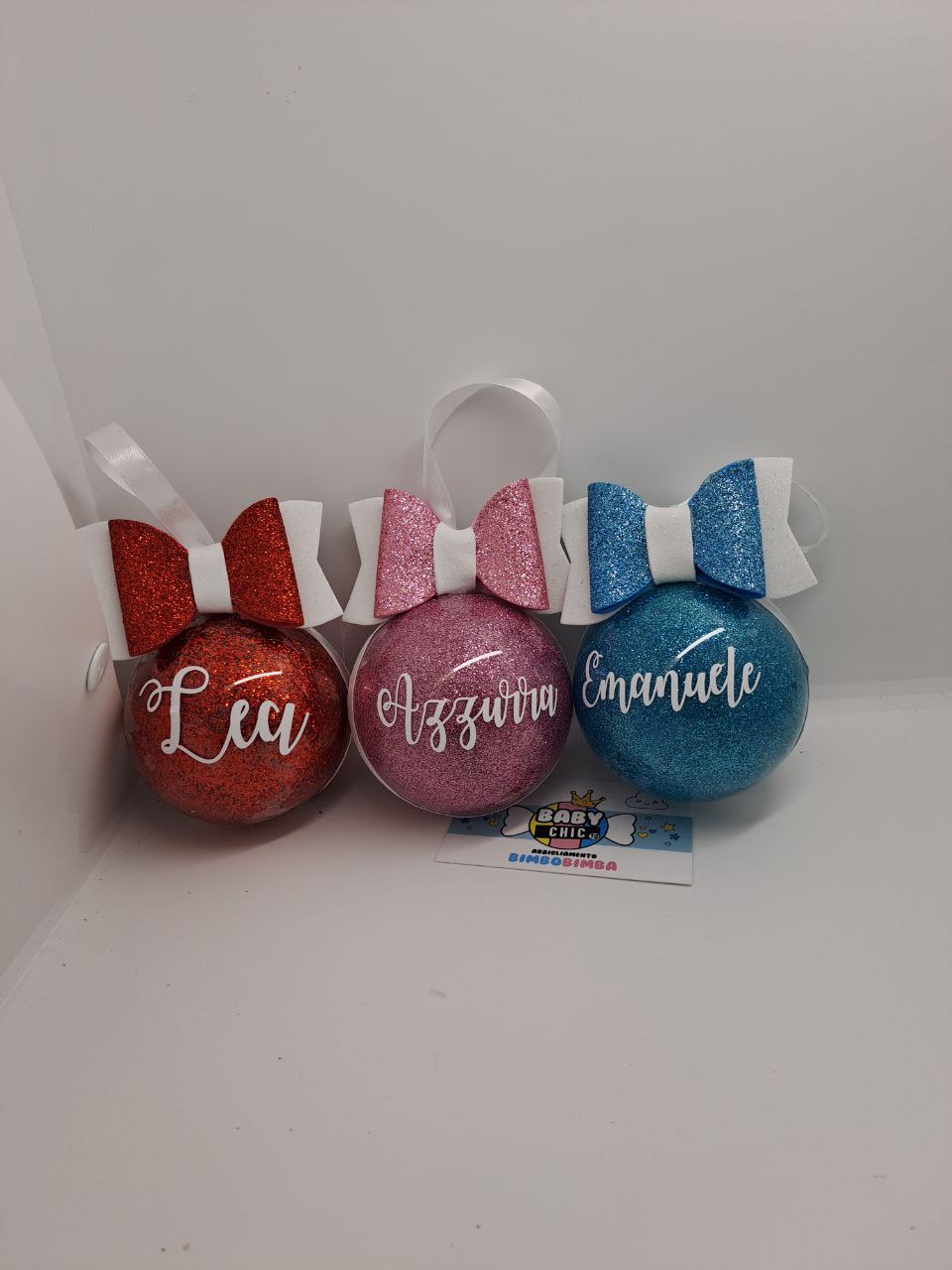 Palline Di Natale con nome