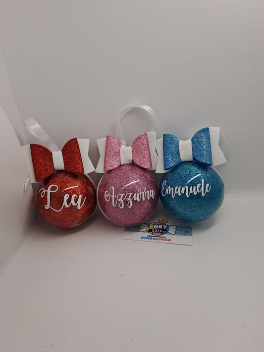Palline Di Natale con nome