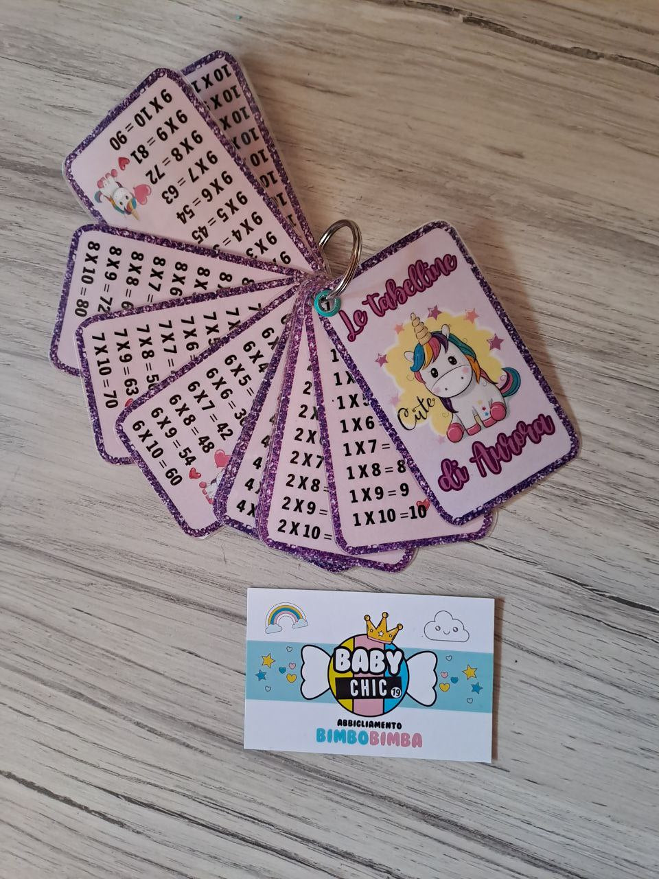 Tabelline personalizzate
