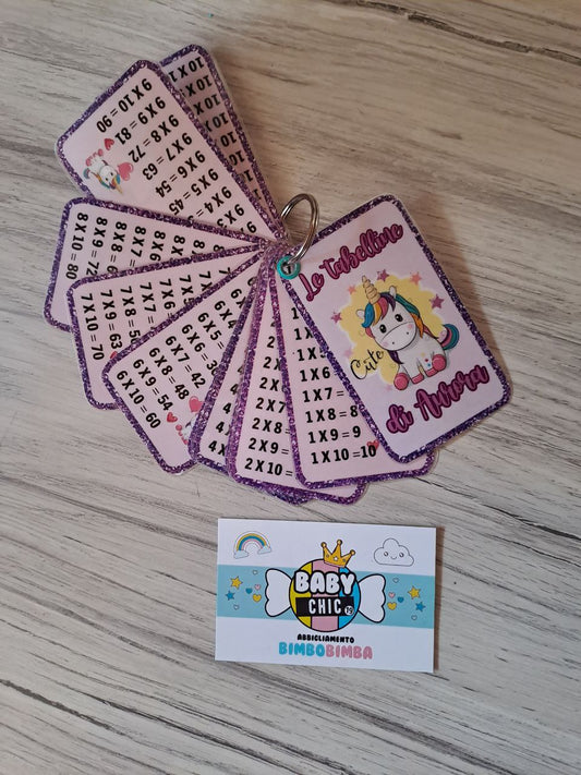 Tabelline personalizzate