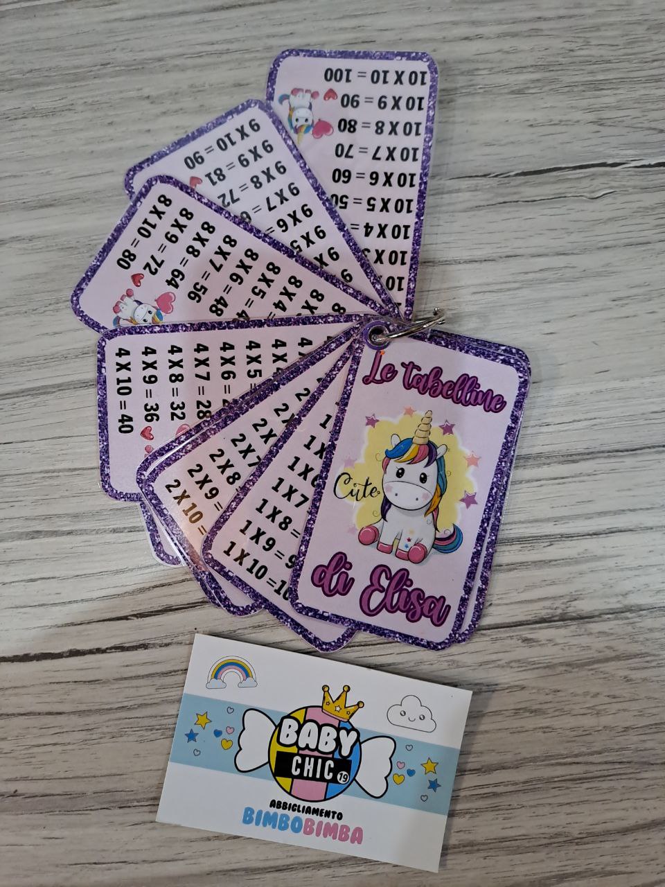 Tabelline personalizzate