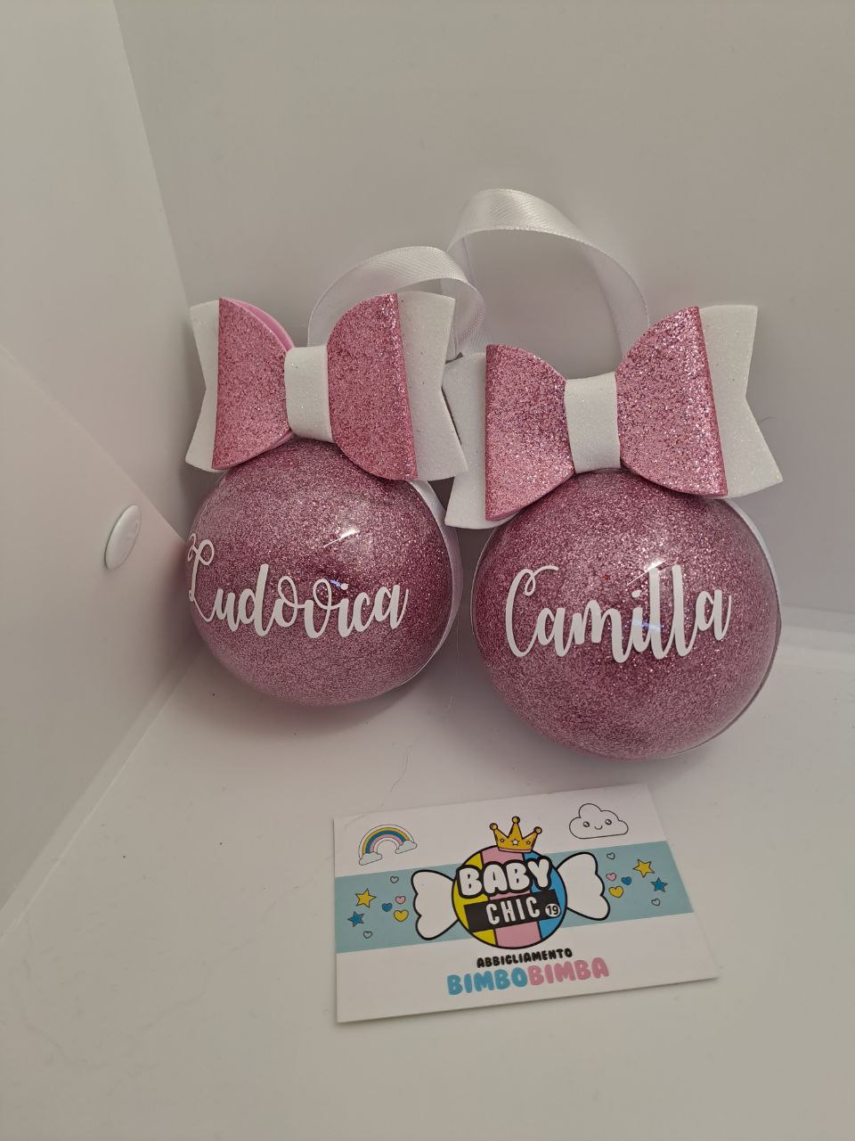 Palline Di Natale con nome